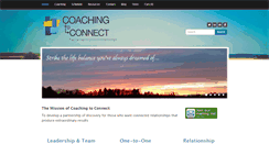 Desktop Screenshot of coachingtoconnect.com